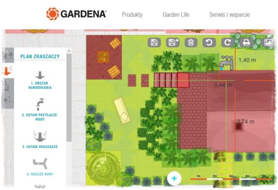 aplikacja do projektowania ogrodu MyGarden od GARDENA 0