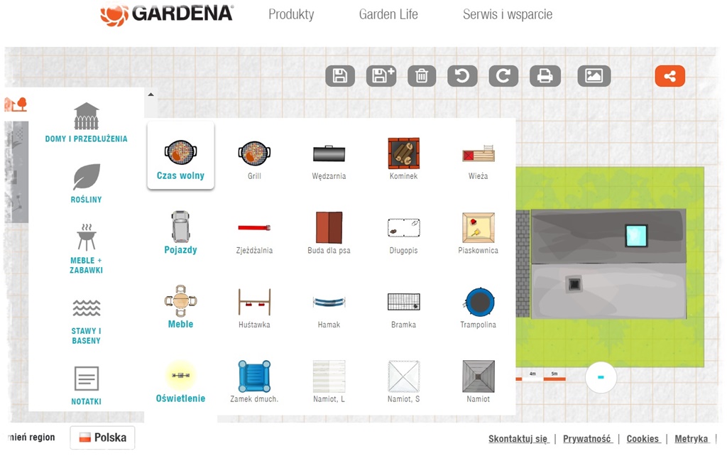 aplikacja do projektowania ogrodu MyGarden od GARDENA 7