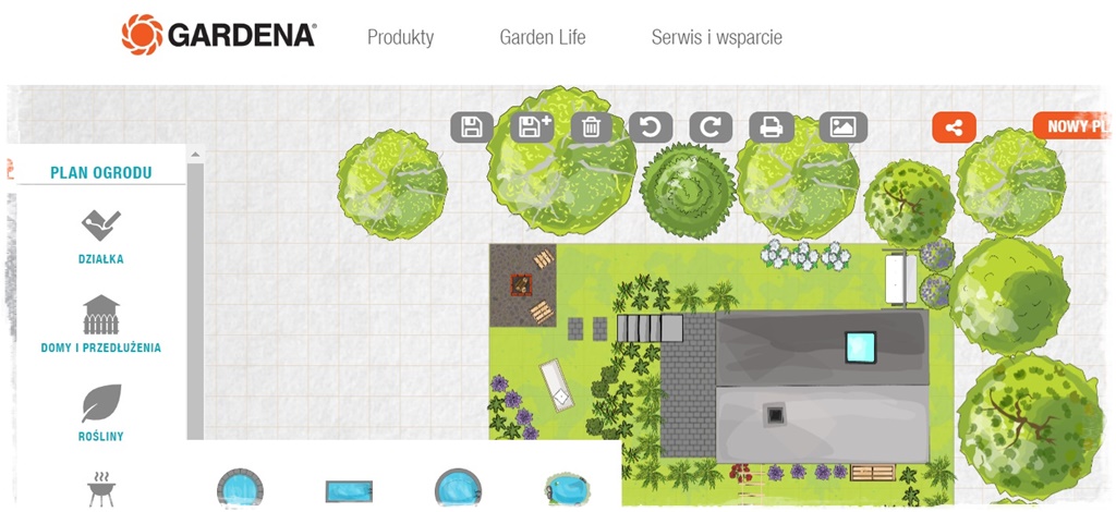 aplikacja do projektowania ogrodu MyGarden od GARDENA 9