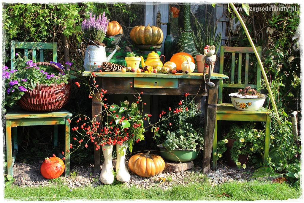 Jesienne dekoracje do ogrodu 42