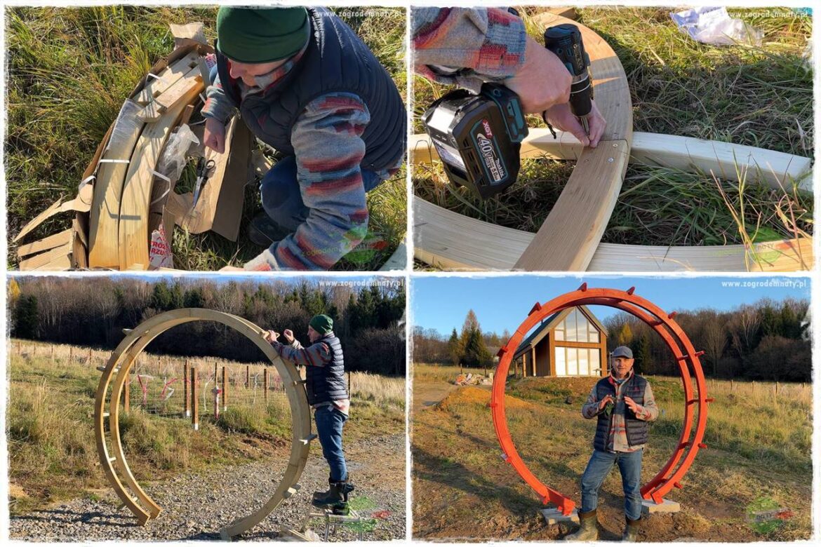 montaż pergoli ogrodowej 1